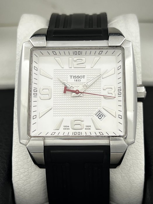 Tissot - Ingen mindstepris - Quadrato Waffle Dial - T005.510A - Mænd - 2011-nu