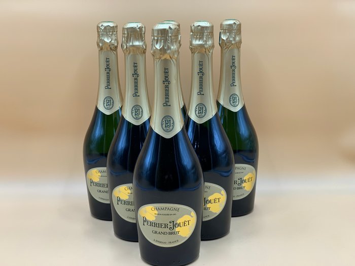 Perrier-Jouët, "Grand Brut" - Champagne - 6 Flasker (0,75 L)