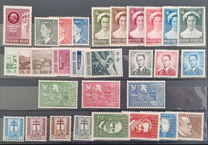 Belgien 1953/1954 - Fuldstændige bind - OBP-COB  914B + 908-960