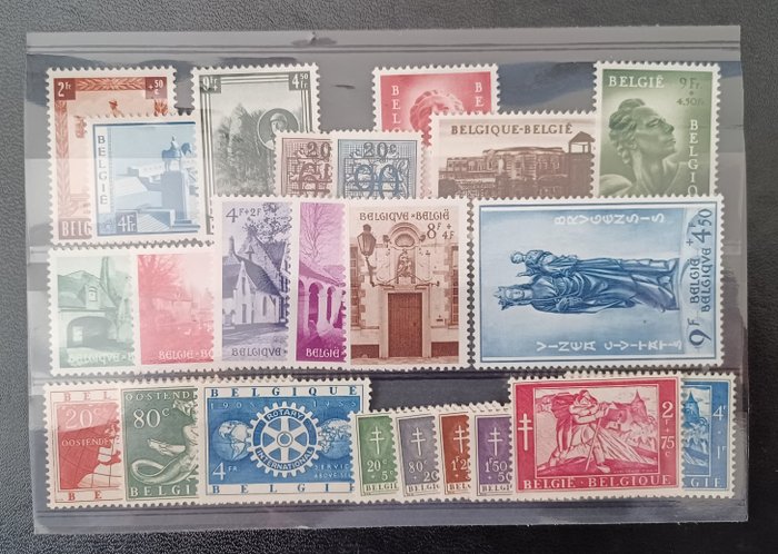 Belgien 1953/1954 - Fuldstændige bind - OBP-COB  914B + 908-960