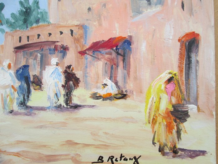 Retaux Bruno (1947) - Place à Marrakech, Maroc