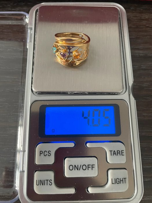 Ring - 18 kraat Gulguld -  18.00ct. tw.