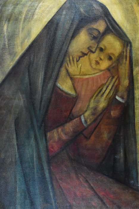 Arthur Bryks (1890-1970) - Madonna met Kind