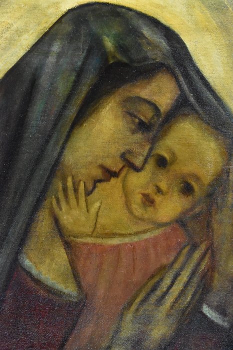 Arthur Bryks (1890-1970) - Madonna met Kind