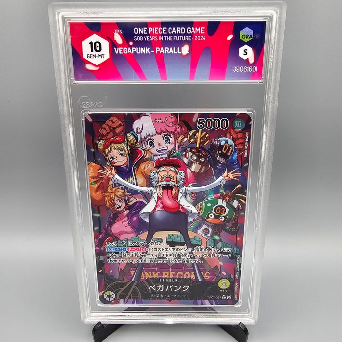 Vegapunk [Alternate Art] OP07-097 L Graded card - Graad 10