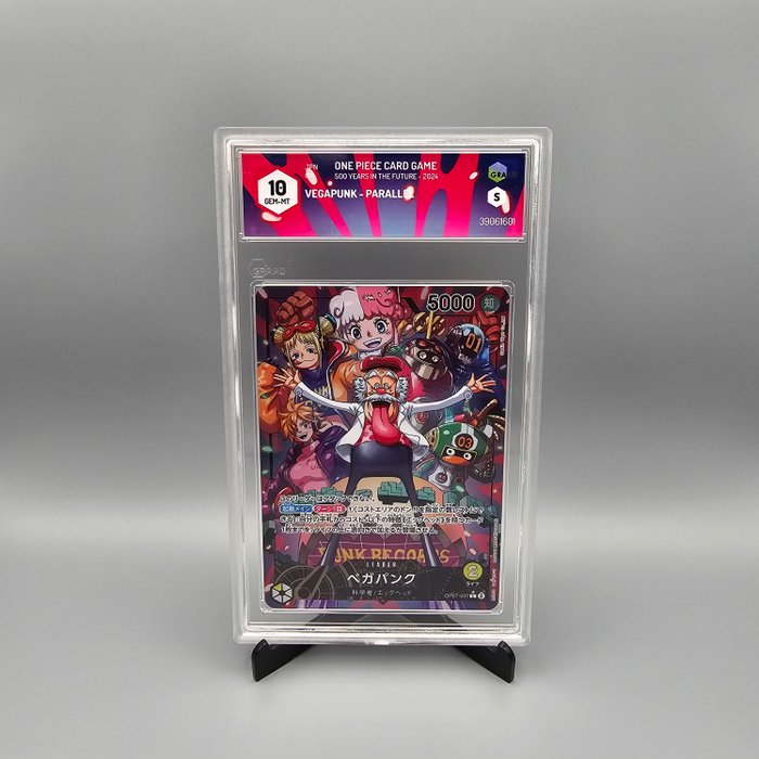 Vegapunk [Alternate Art] OP07-097 L Graded card - Graad 10