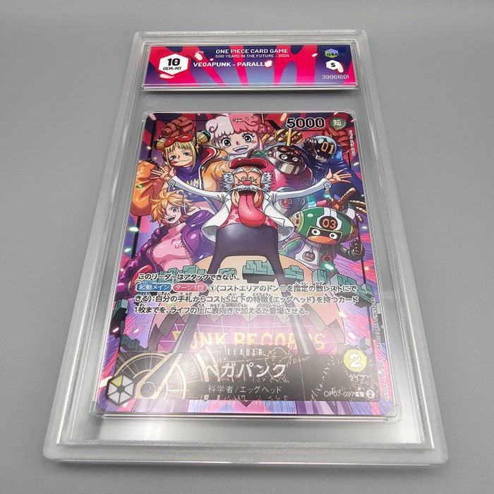 Vegapunk [Alternate Art] OP07-097 L Graded card - Graad 10