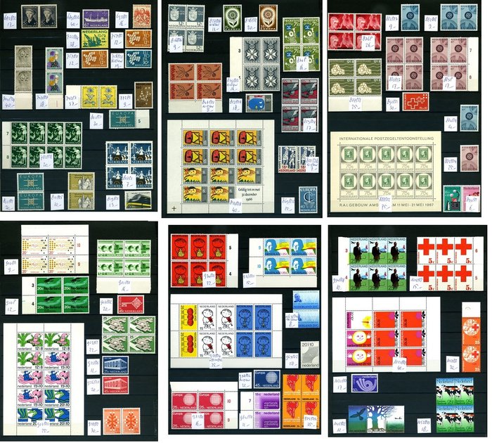 Holland 1956/1974 - Indsamling af pladefejl