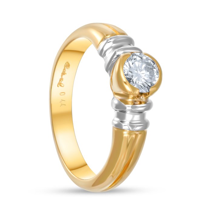 Salvini - Ring - 18 kraat Gulguld, Hvidguld -  0.47ct. tw. Diamant (Natur)