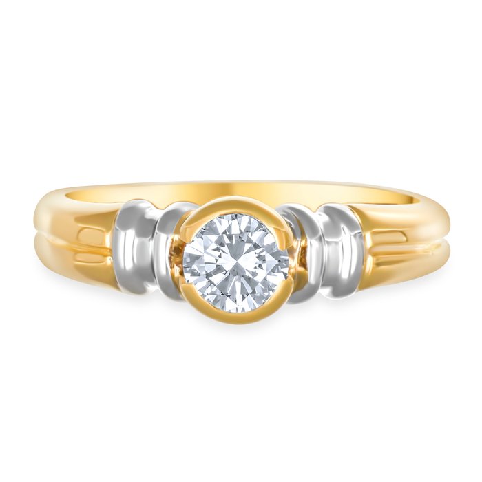 Salvini - Ring - 18 kraat Gulguld, Hvidguld -  0.47ct. tw. Diamant (Natur)