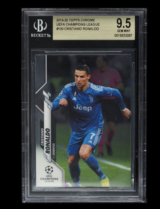 2019/20 Topps Chrome UEFA Cristiano Ronaldo #100 BGS 9.5 - 1 Graded card