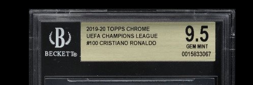 2019/20 Topps Chrome UEFA Cristiano Ronaldo #100 BGS 9.5 - 1 Graded card