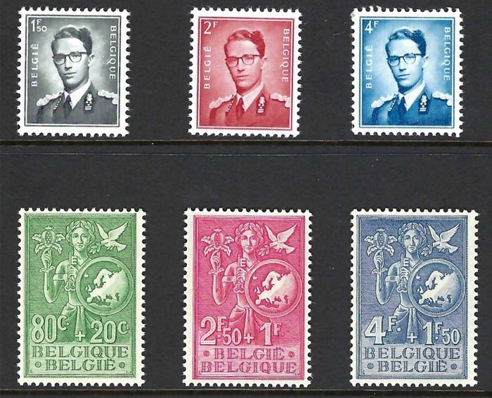 Belgien 1953 - Fuldstændig volumen - OBP/COB 908/37