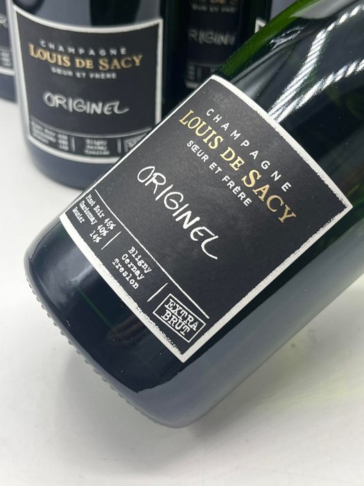 SACY, Louis de Sacy, Brut "Originel" - Champagne Extra Brut - 6 Flasker (0,75 L)