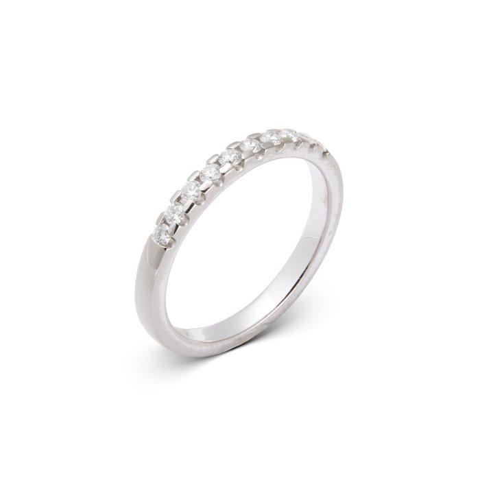 Alliancering - 18 kraat Hvidguld -  0.30ct. tw. Diamant (Natur)  - Diamant - Memory Bella Luce Ring 53