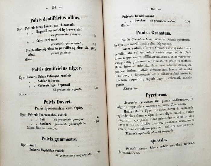 Pharmacy - Pharmacopoea austriaca editio sexta - 1869