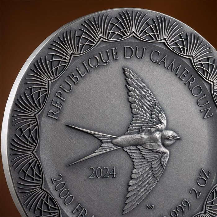 Cameroun. 2000 Francs 2024 "Eros And Psyche, Celestial Beauty"