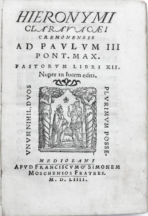 Chiaravacci - Fastorum - 1554