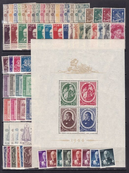 Portugal 1940/1952 - Komplet serie kollektion