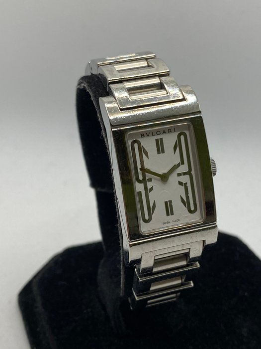 Bvlgari - Rettangolo RT 39 S - RT39S - Kvinder - 1990-1999