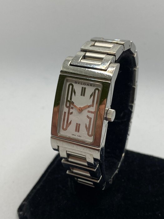 Bvlgari - Rettangolo RT 39 S - RT39S - Kvinder - 1990-1999