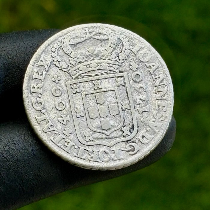 Portugal. D. João V (1706-1750). Cruzado Novo (480 Reis) - 1750 - (S43-005)  (Ingen mindstepris)