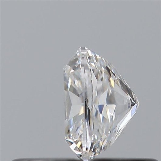 1 pcs Diamant  (Natur)  - 0.50 ct - Pude - F - VVS2 - Gemological Institute of America (GIA)