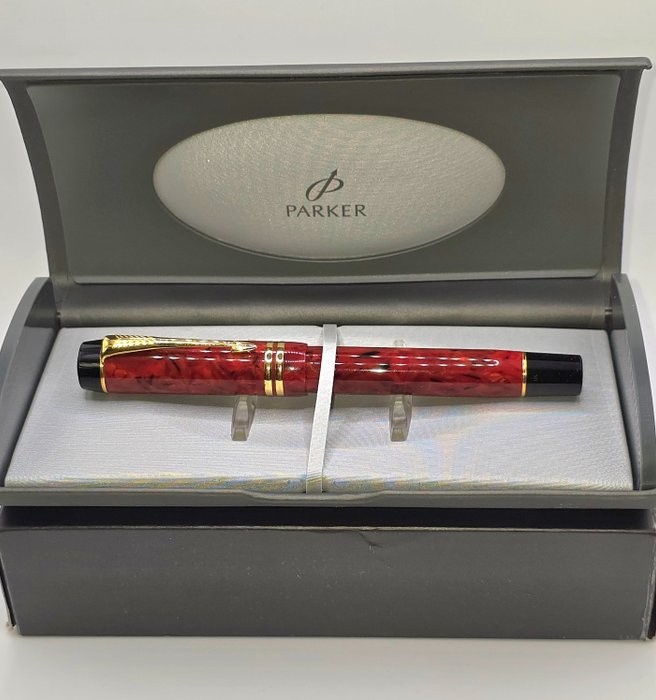 Parker - duofold centenial Red jasper - Fyldepen