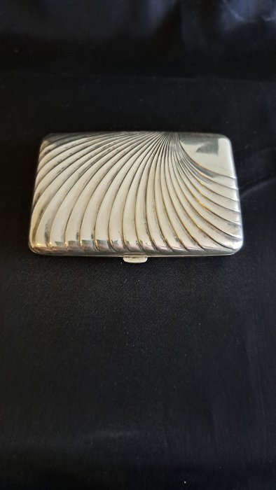 RC - Cigaretetui - cigaretæske - 800 sølv - Art deco cigaretæske