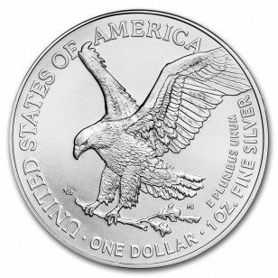 Förenta staterna. 10 x 1 oz $1 USD American Silver Eagle Coin BU (Random Years)