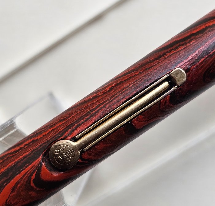 Waterman - RED RIPPLE 52 Plume Or 14 carats flexible - Fyldepen