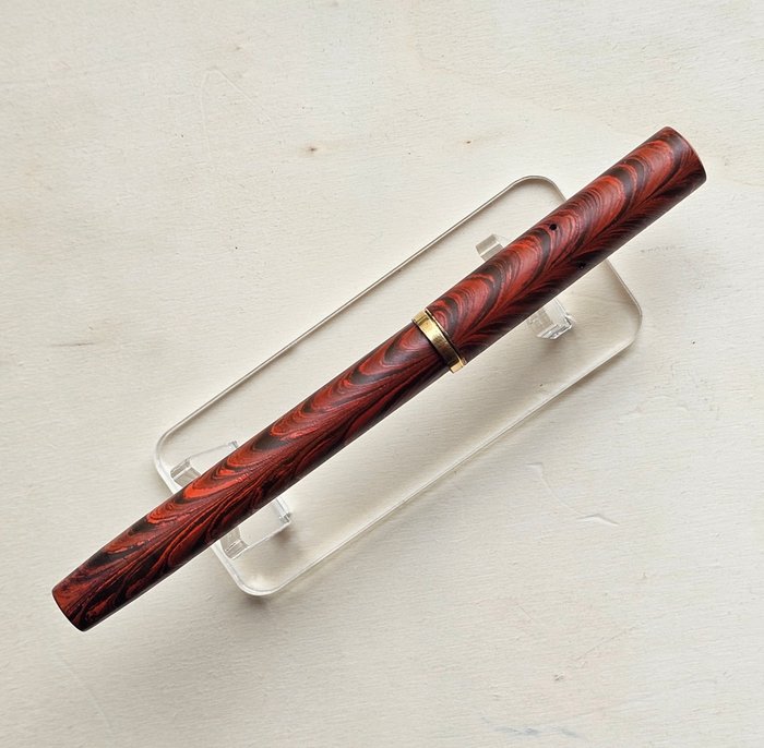 Waterman - RED RIPPLE 52 Plume Or 14 carats flexible - Fyldepen