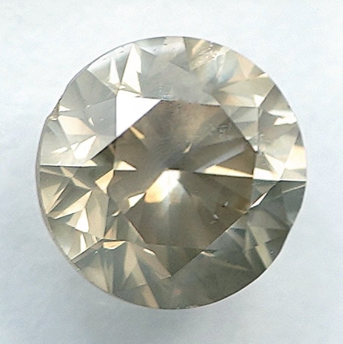 1 pcs Diamant  (Naturfarvet)  - 105 ct - Fancy light Grålig Gul - SI2 - International Gemological Institute (IGI)