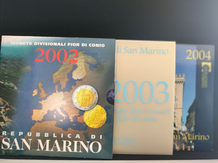 San Marino Year Set (FDC) 2002/2015 (14 sets)