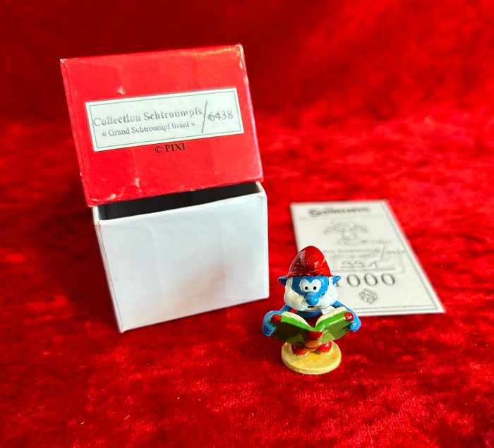 De Smurfen 1/6438 - Grote smurf leest - 1 Album - Begrænset og nummereret udgave - 2012