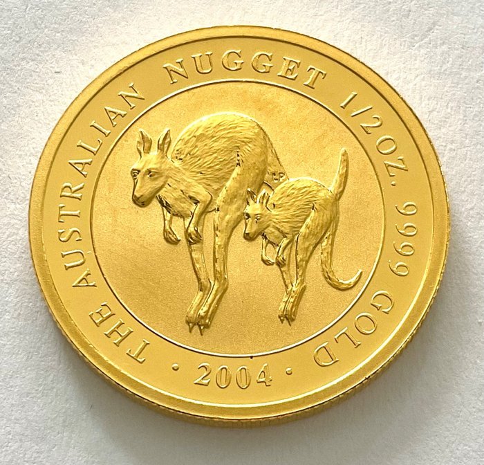 Australien. 50 Dollars 2004 - Australian Nugget (1/2 oz .999)