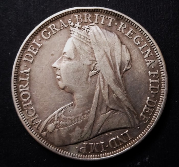 Storbritannien. Victoria (1837-1901). Crown 1897  (Ingen mindstepris)