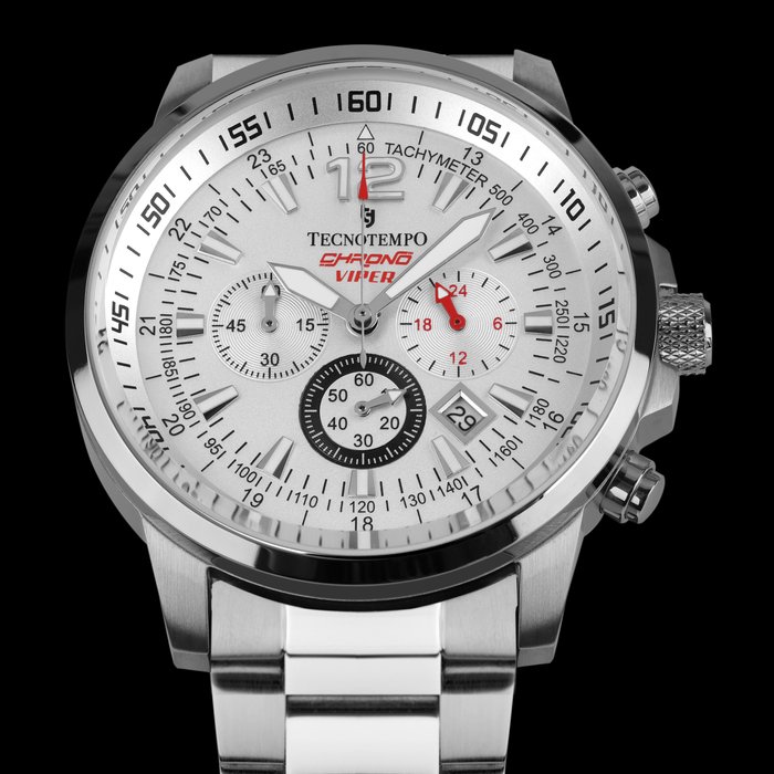 Tecnotempo - Chronograph 100M WR - "Chrono Viper" Limited Edition - - TT.100A.CVW - Mænd - 2011-nu