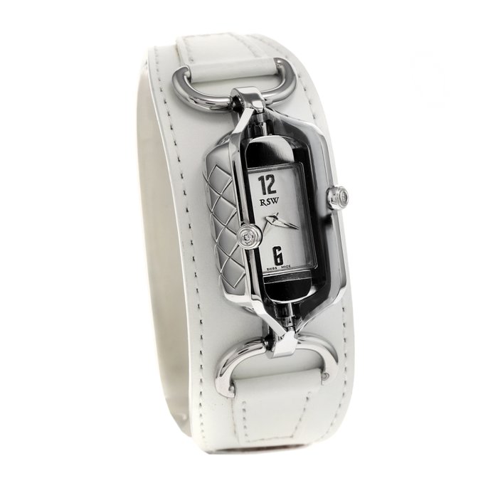 RSW - Swiss Watch - RSW6010-SL-1 - White Leather Strap - Ingen mindstepris - Kvinder - 2011-nu