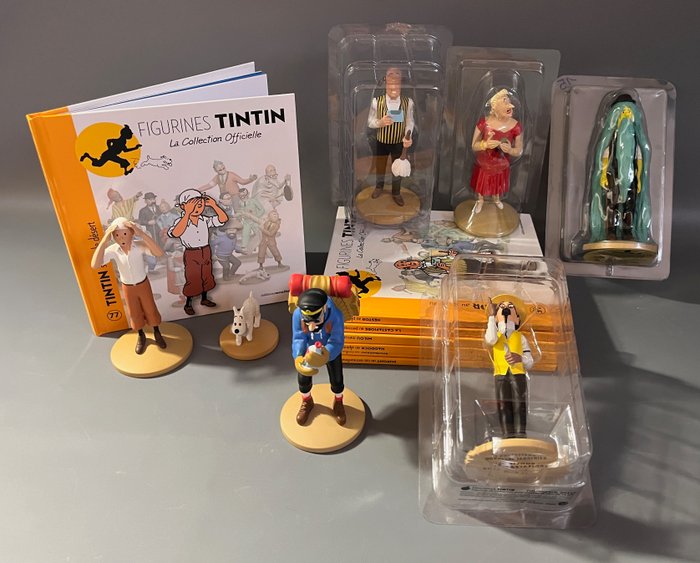 Moulinsart - Tintin - Ensemble de 7 figurines Tintin - Les Essentiels