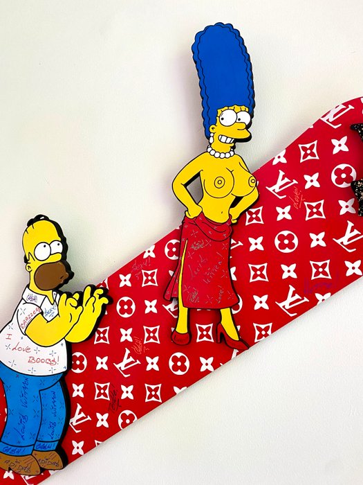 CASH - Homer and Marge Boobs by Louis Vuitton