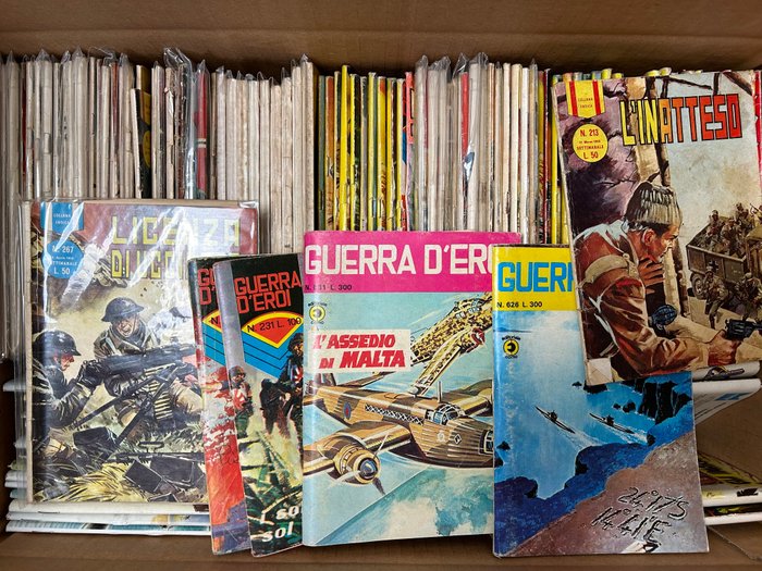 Guerra a fumetti 105x albi - Assortiti - 105 Album - Første udgave - 1970