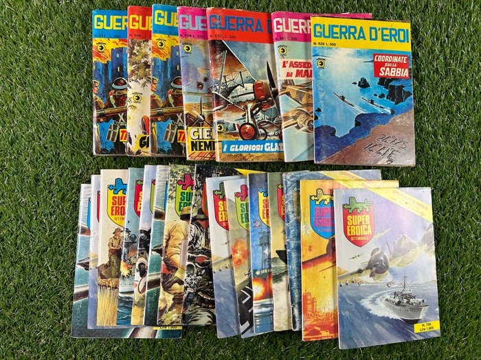 Guerra a fumetti 105x albi - Assortiti - 105 Album - Første udgave - 1970