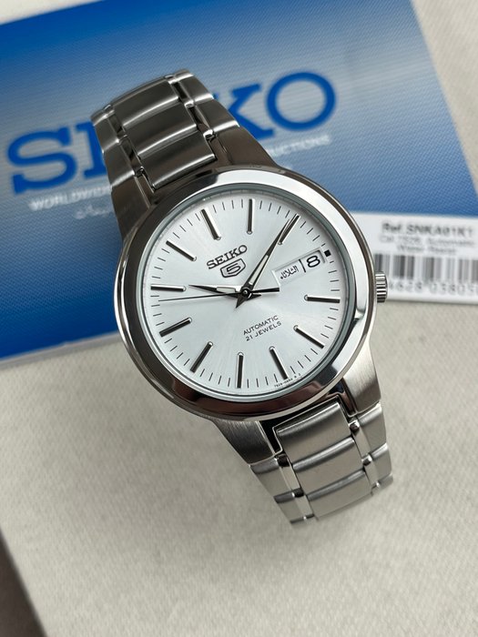 Seiko - 5 - Automatic Day Date - Ingen mindstepris - SNKA01K1 - Mænd - 2011-nu