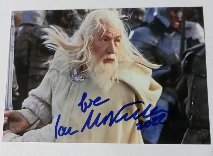 Lord of the Rings - Ian McKellen (Gandalf) Signed in Person - Autograph, photo - No Reserve!