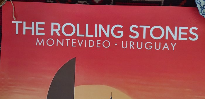 Anonymous - Cartel Rolling Stones Montevideo Uruguay Gira Olé