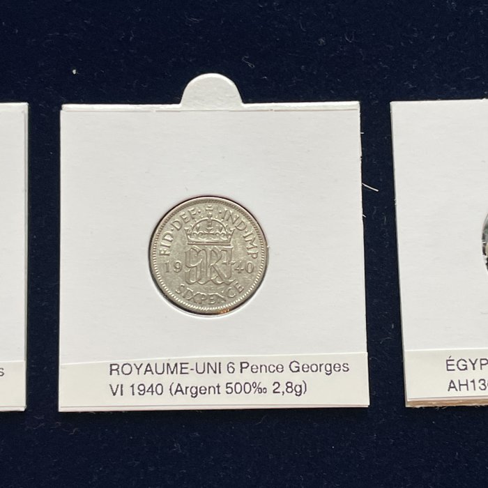 Verden. Lot de 6 kgs et 344 monnaies du monde dont 16 en argent. 1771-2010  (Ingen mindstepris)