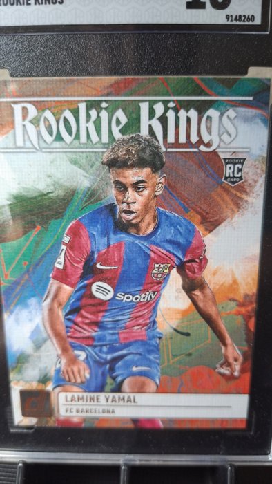 2023/24 Panini Donruss FiFA Lamine Yamal Rookie Kings RC SGC 10 - 1 Graded card