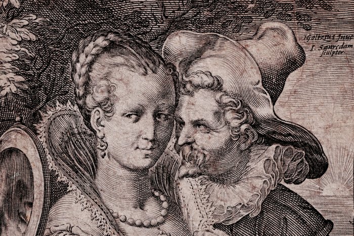 Hendrick Goltzius (1558-1617), Jan Saenredam (1565-1607) - From the five senses: Sight