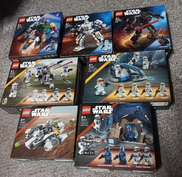 Lego - Star Wars - 75345 , 75359 , 75373 , 75363 , 75368 , 75369 , 75370 - Star wars - 2020+ - Holland